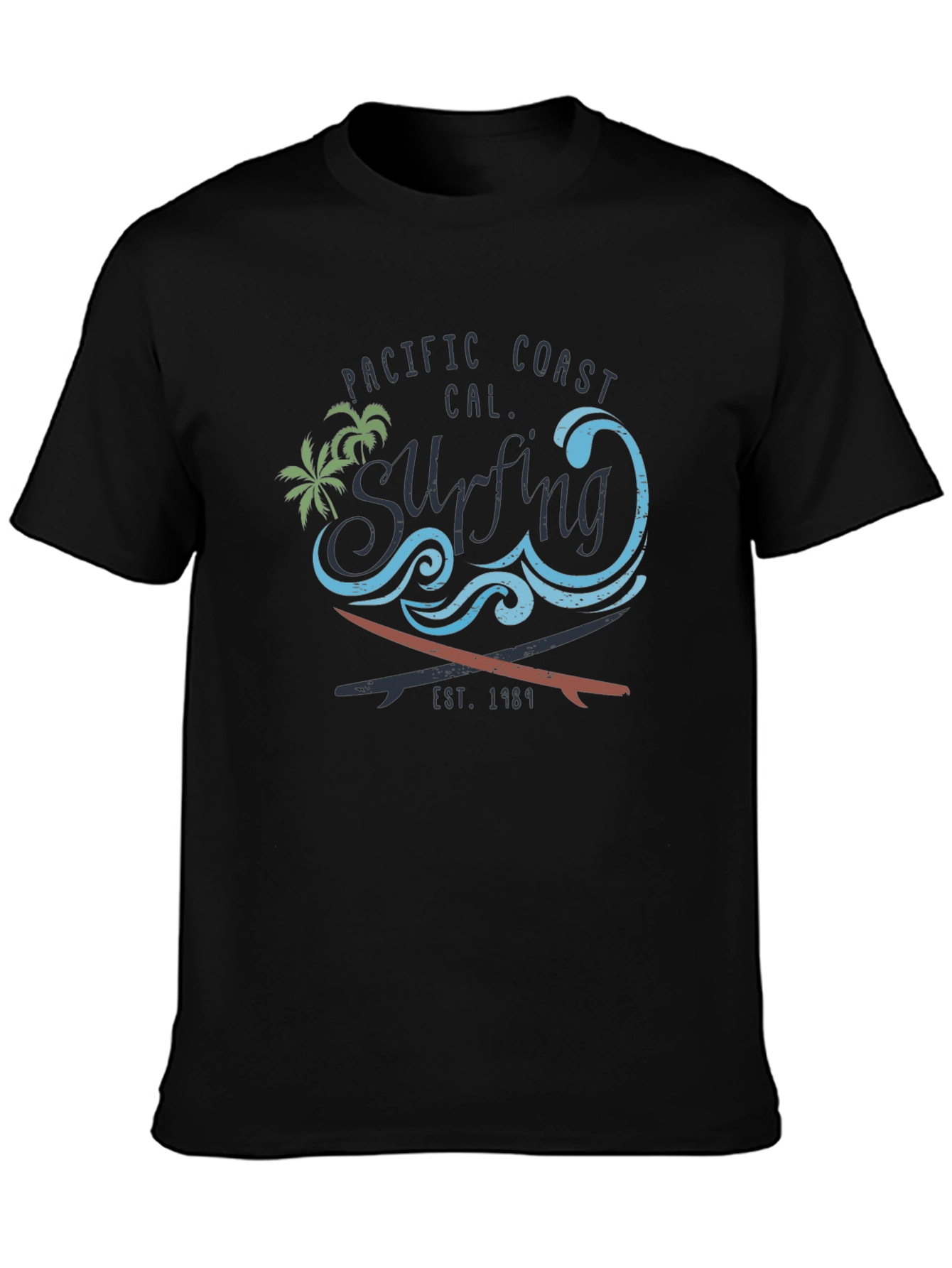 Pacific Coast Surfing Tee - EST. 1984