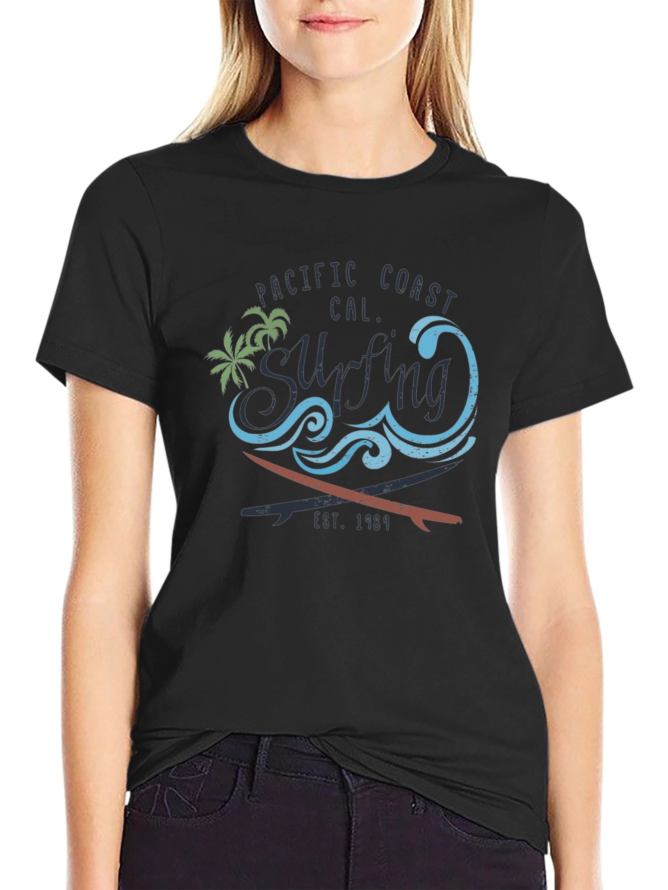 Pacific Coast Surfing Tee - EST. 1984