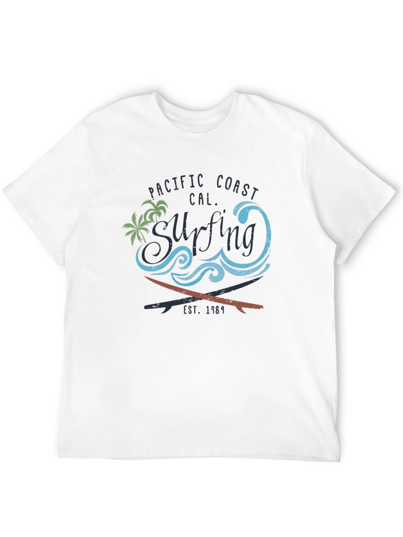 Pacific Coast Surfing Tee - EST. 1984