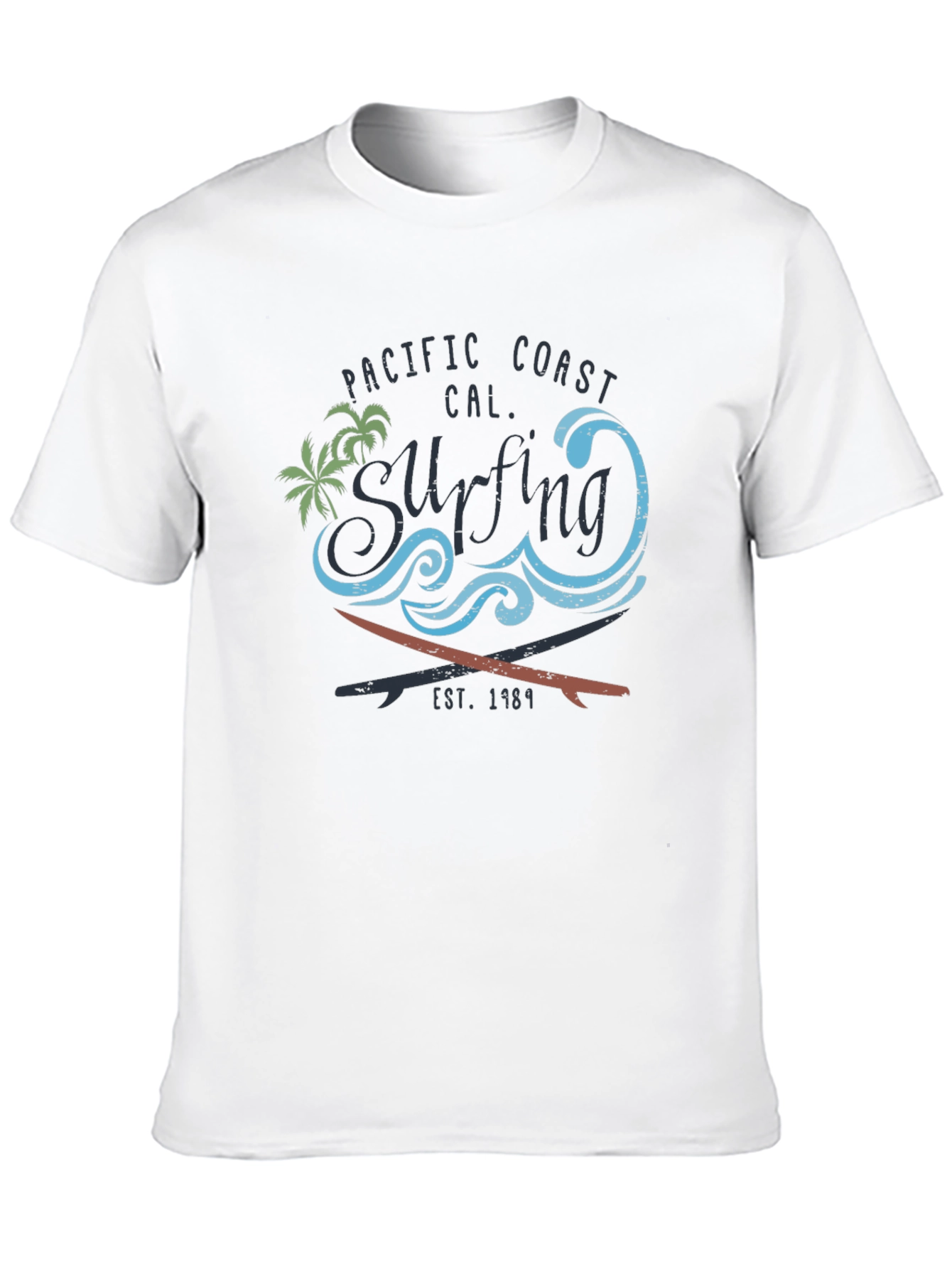 Pacific Coast Surfing Tee - EST. 1984