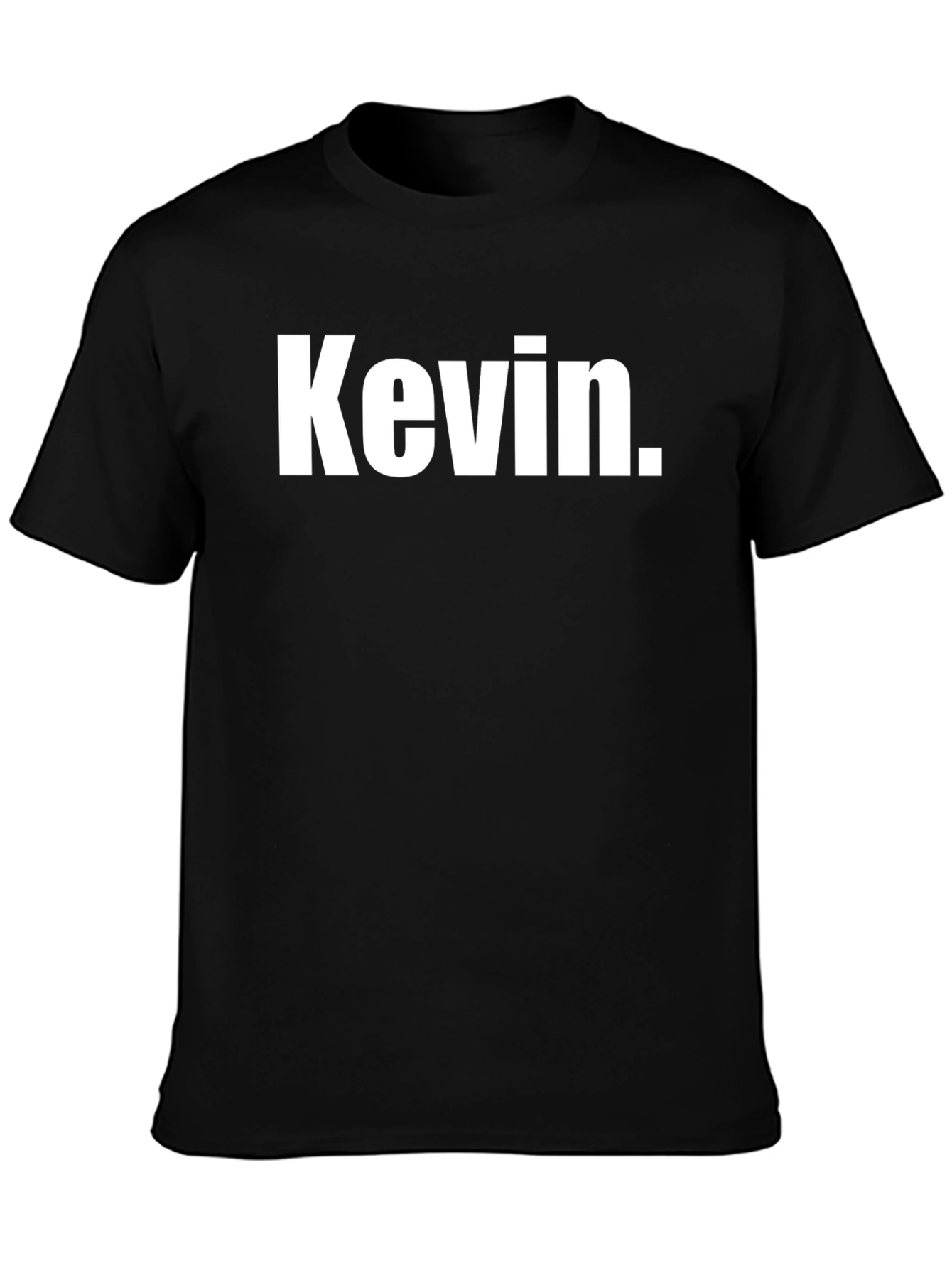 Kevin T-Shirt - Black Cotton Tee