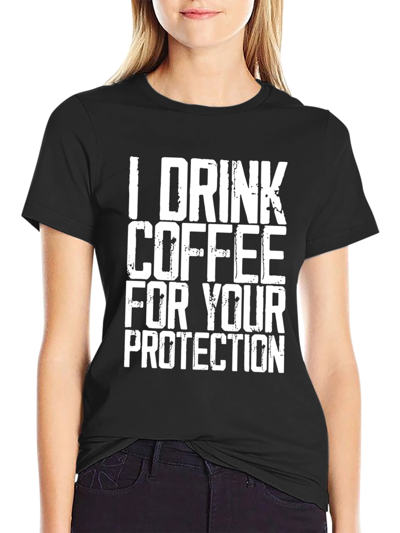 Coffee Protection T-Shirt - Funny Novelty Tee
