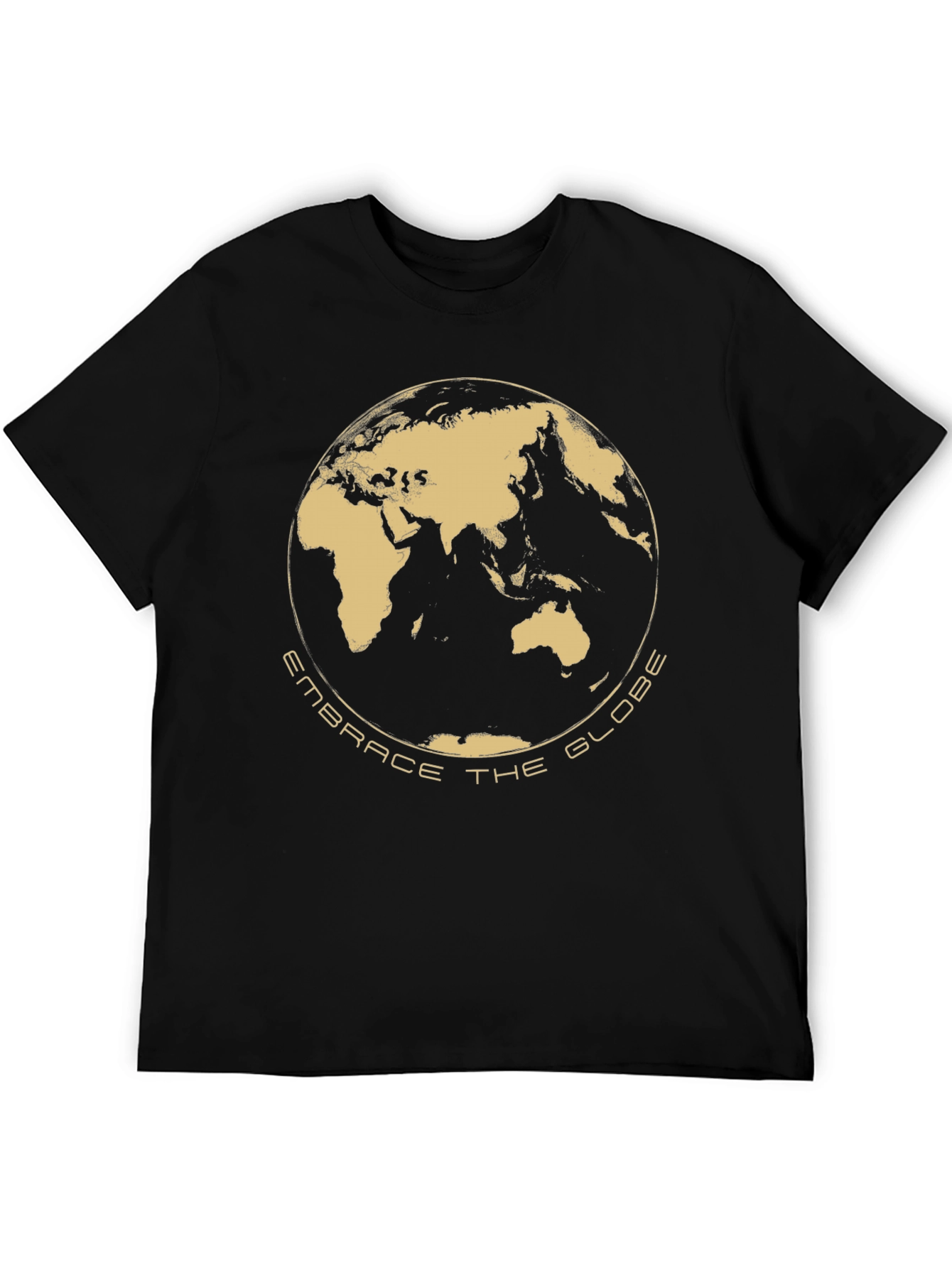 Embrace the Globe Graphic T-Shirt - Stylish Earth Design