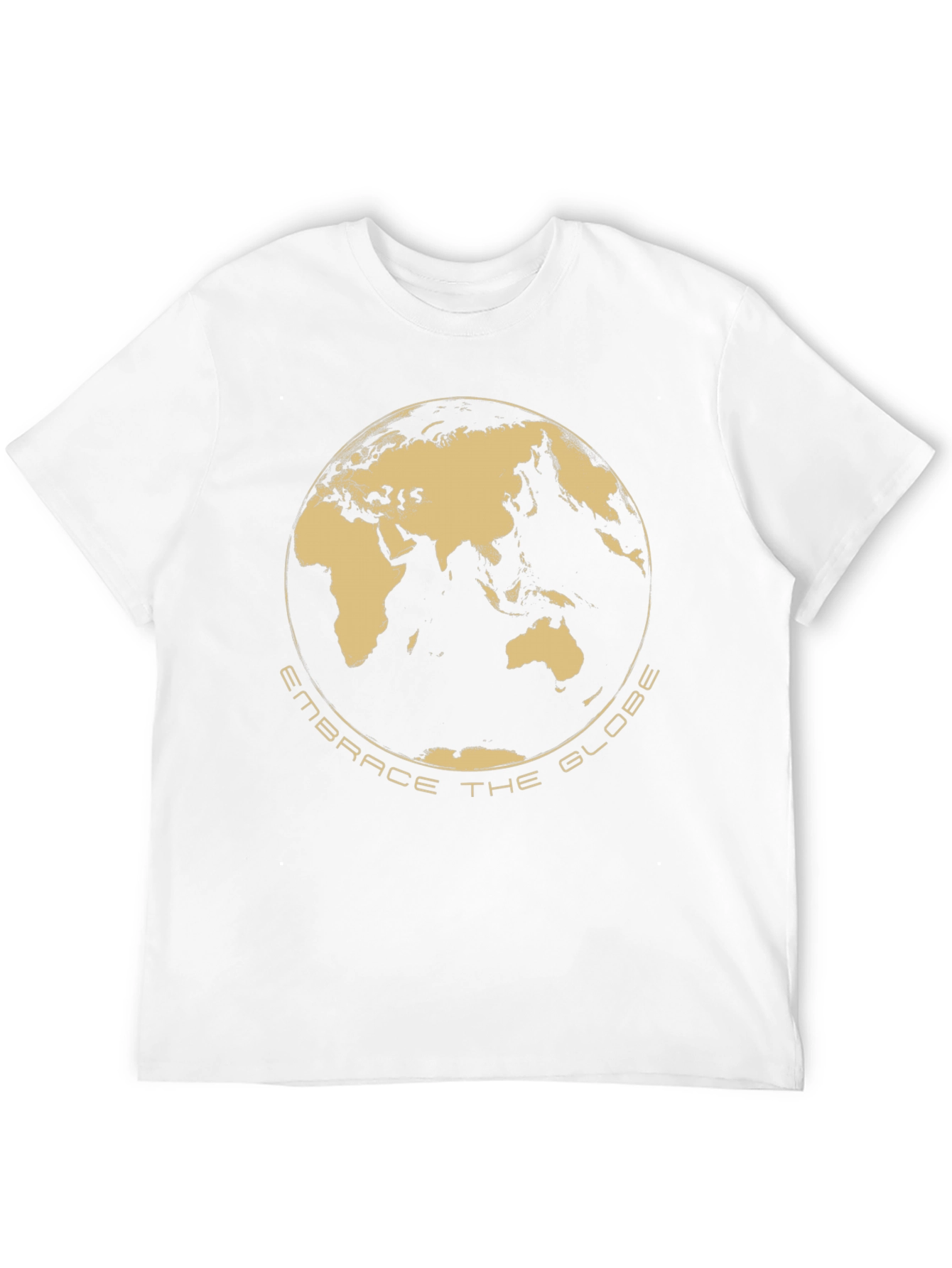 Embrace the Globe Graphic T-Shirt - Stylish Earth Design