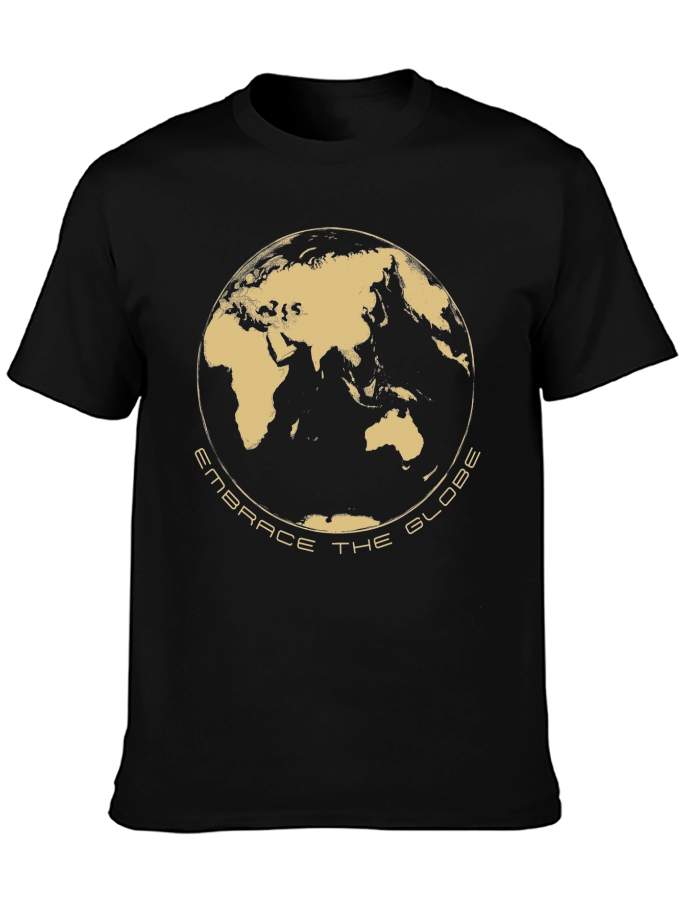 Embrace the Globe Graphic T-Shirt - Stylish Earth Design
