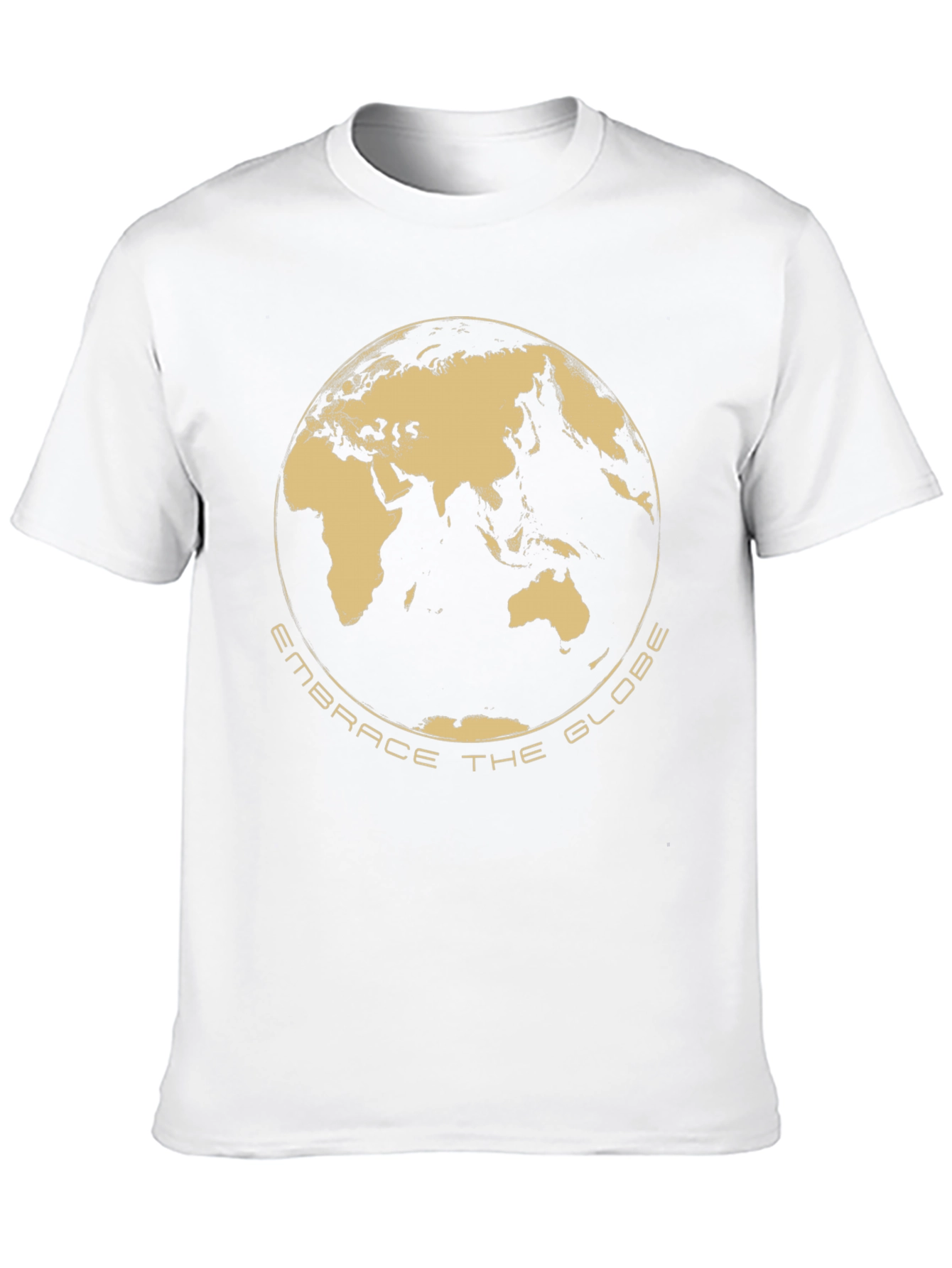 Embrace the Globe Graphic T-Shirt - Stylish Earth Design