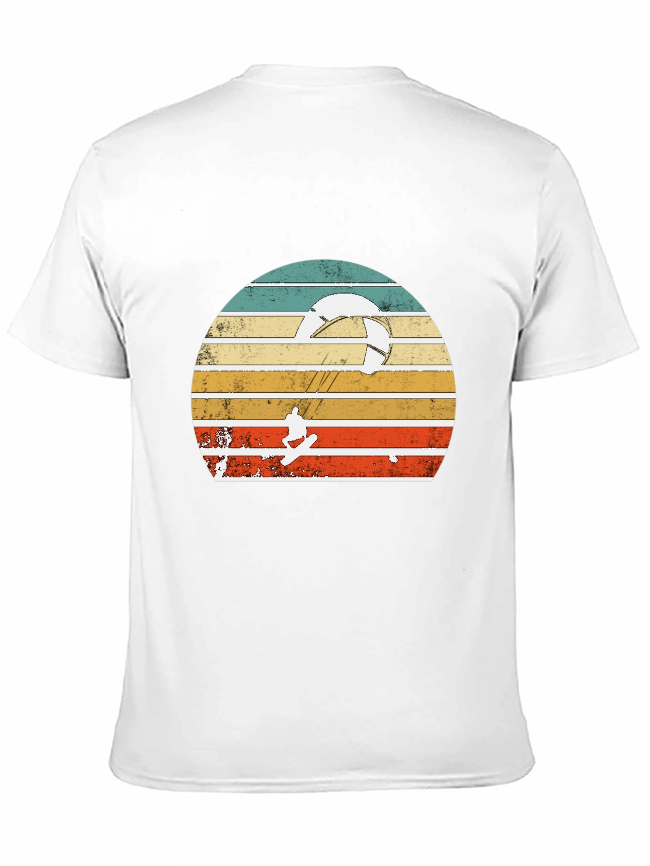 Retro Kitesurfing Graphic Tee