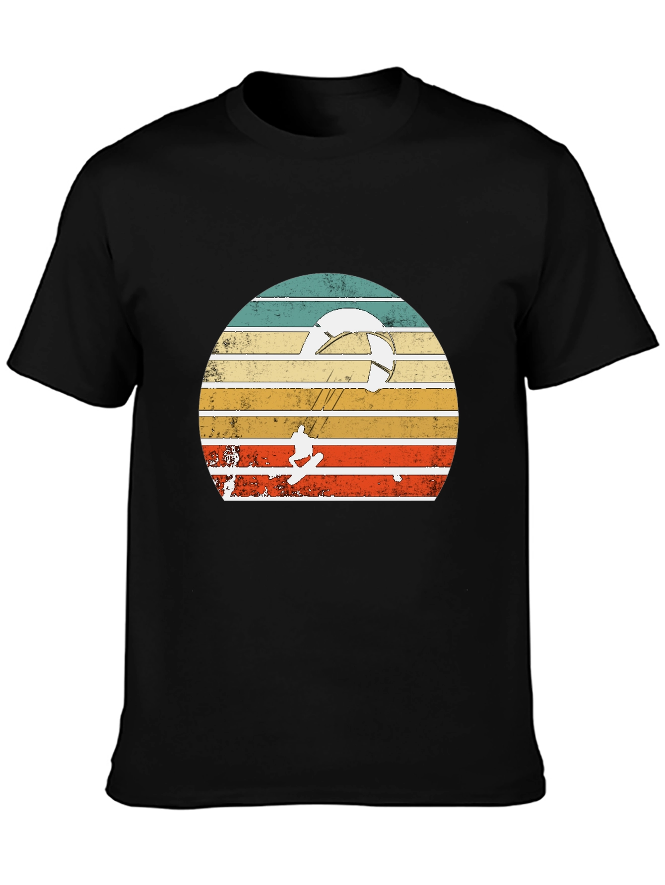 Retro Kitesurfing Graphic Tee