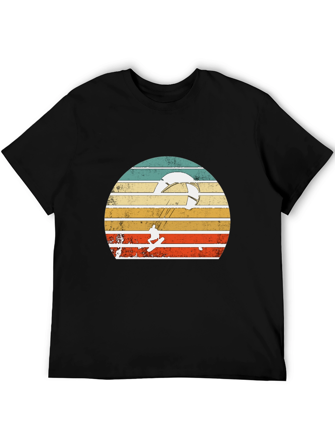 Retro Kitesurfing Graphic Tee