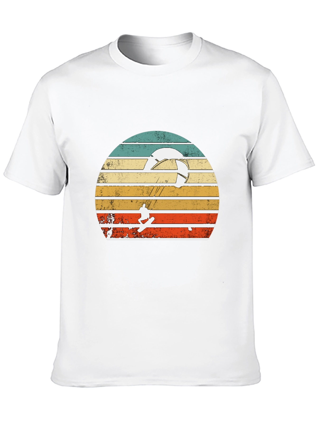 Retro Kitesurfing Graphic Tee