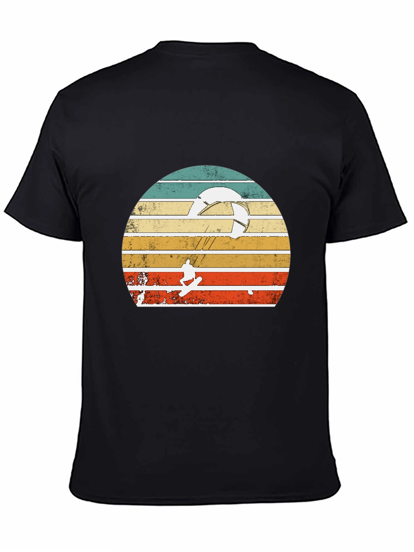 Retro Kitesurfing Graphic Tee