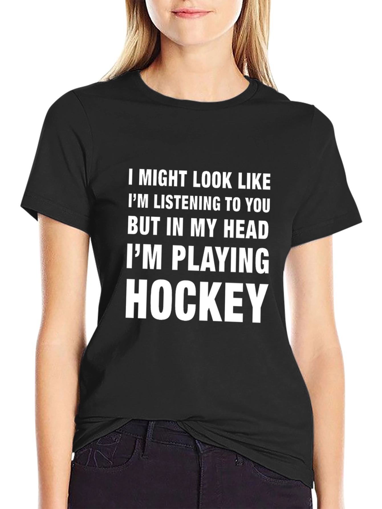 Hockey Lover T-Shirt: Im Playing Hockey In My Head