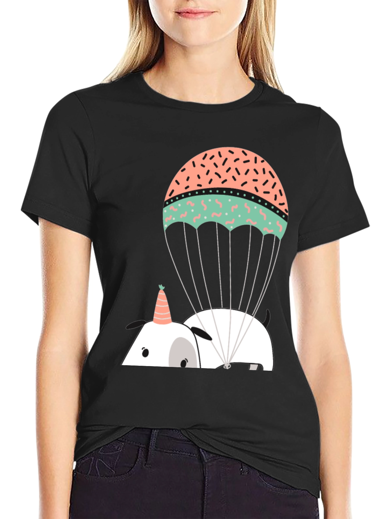 Unicorn Parachute Graphic Tee