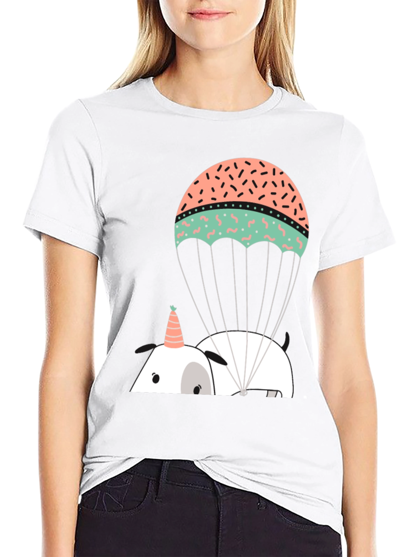 Unicorn Parachute Graphic Tee