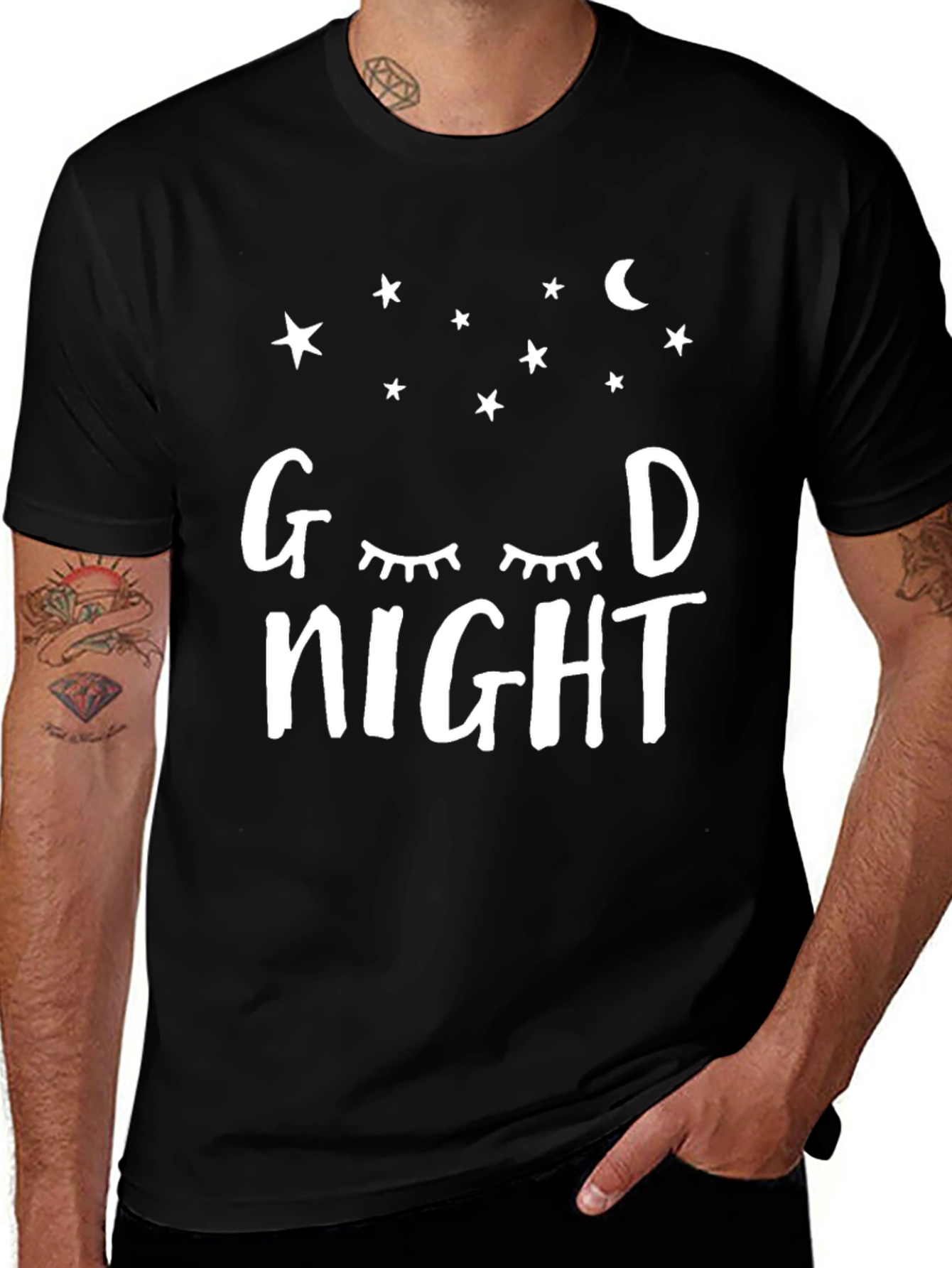 Good Night Tee - Stars and Moon Sleep Shirt
