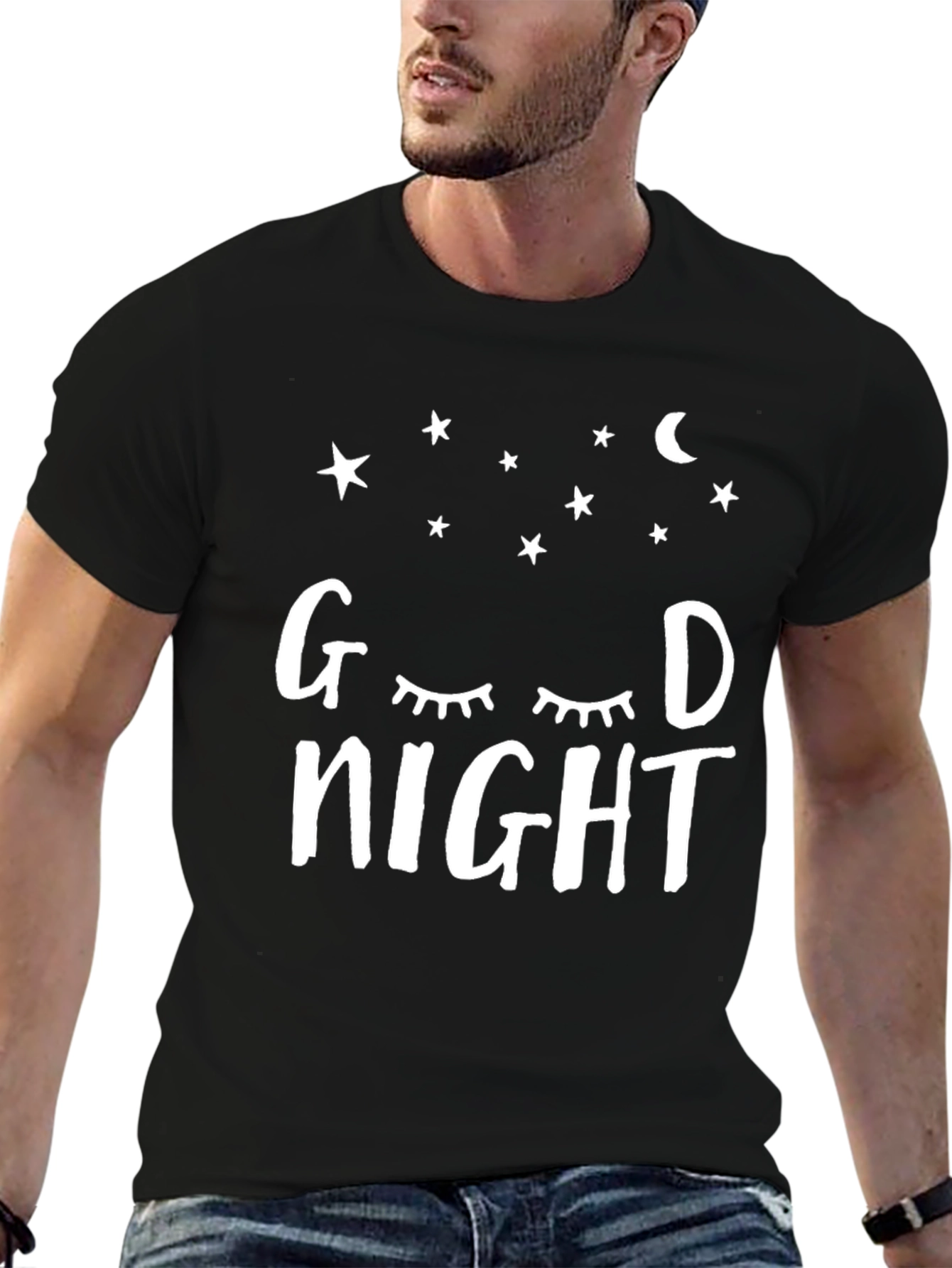 Good Night Tee - Stars and Moon Sleep Shirt