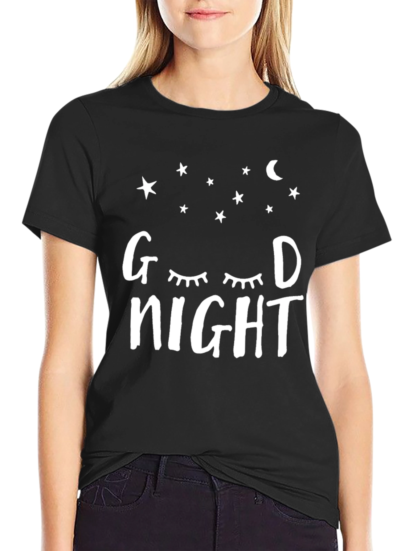 Good Night Tee - Stars and Moon Sleep Shirt