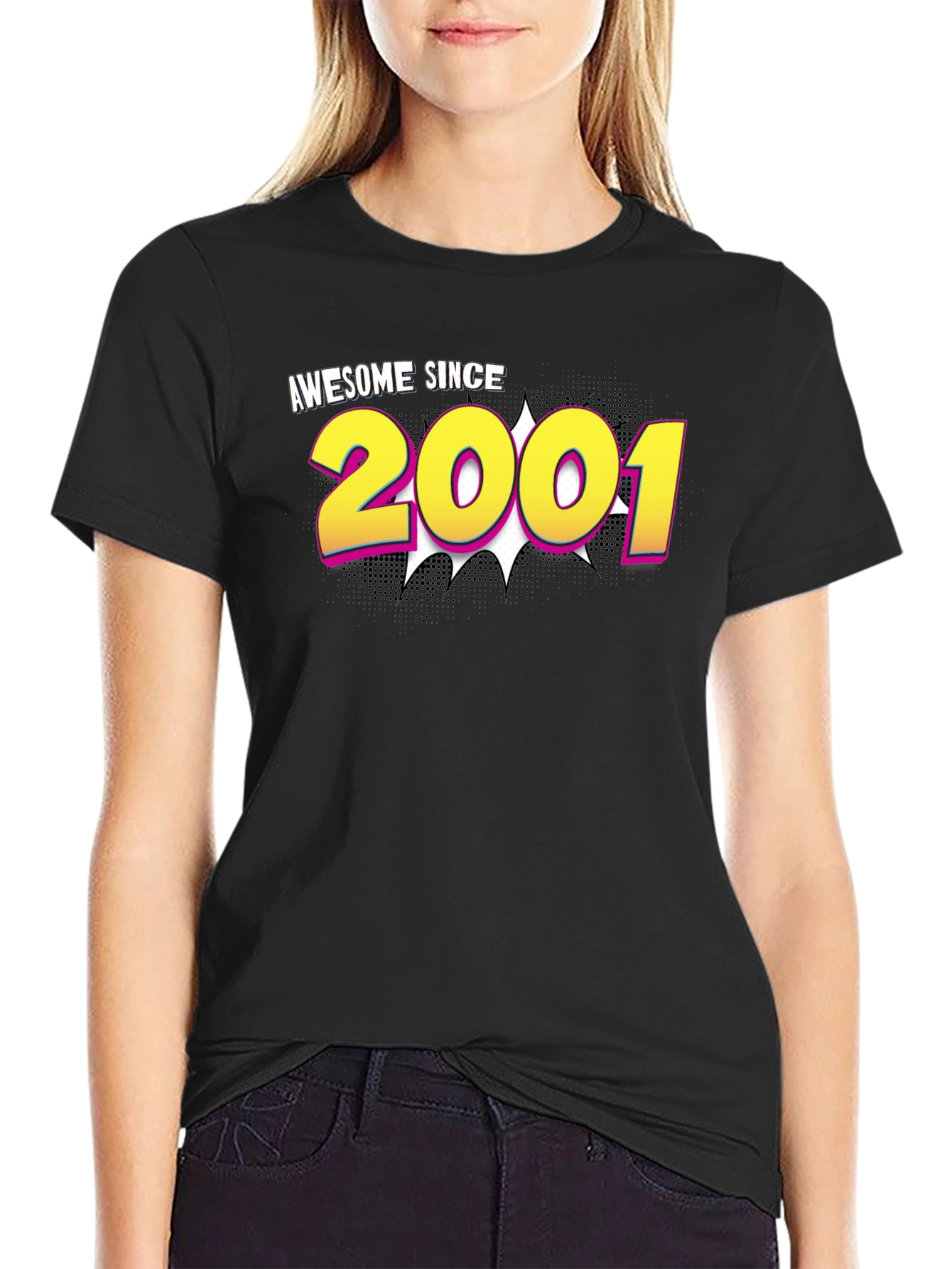 Awesome Since 2001 Graphic Tee - Birthday Gift