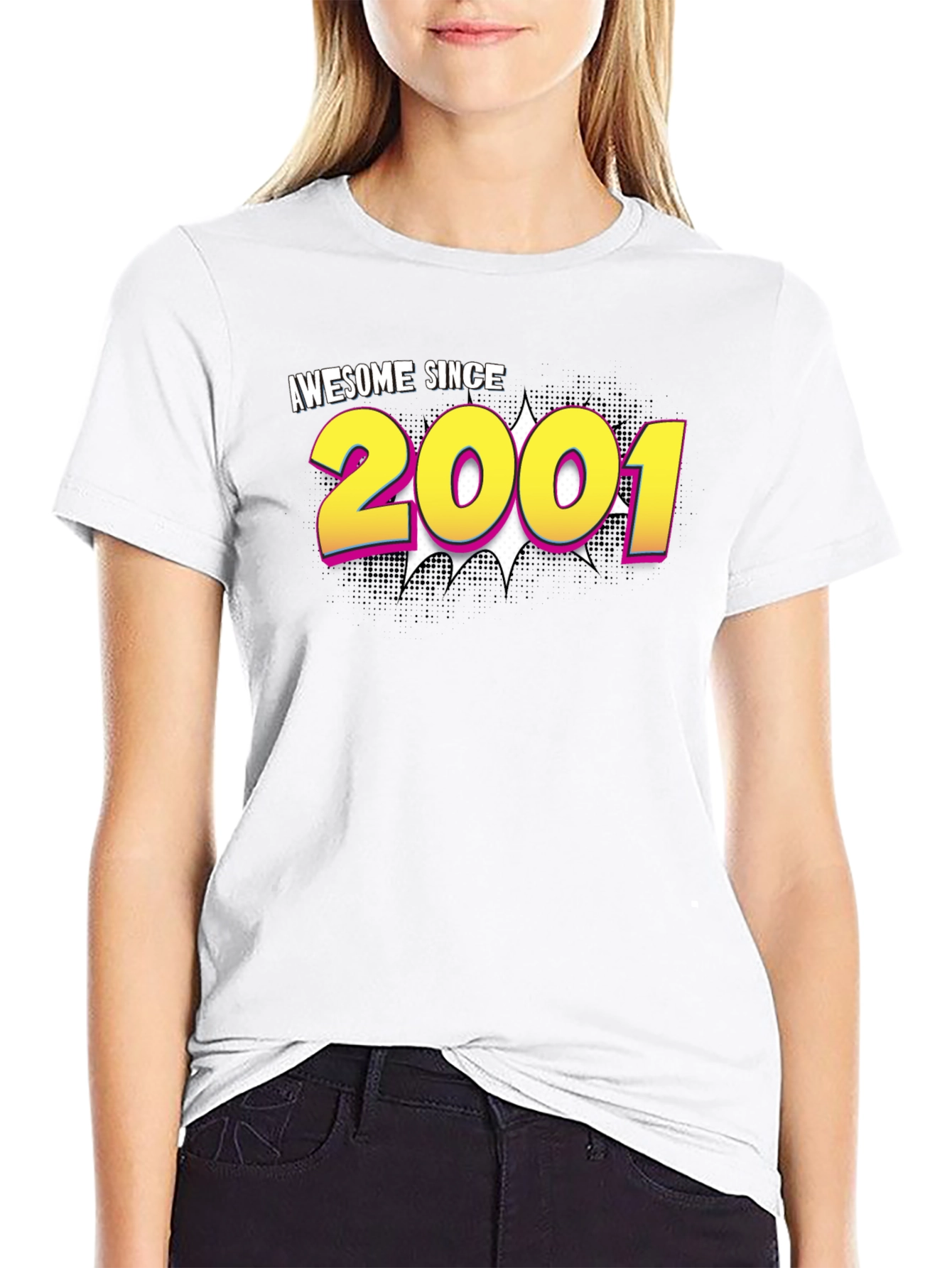 Awesome Since 2001 Graphic Tee - Birthday Gift