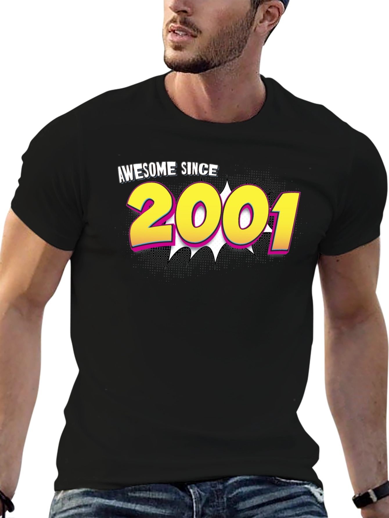 Awesome Since 2001 Graphic Tee - Birthday Gift