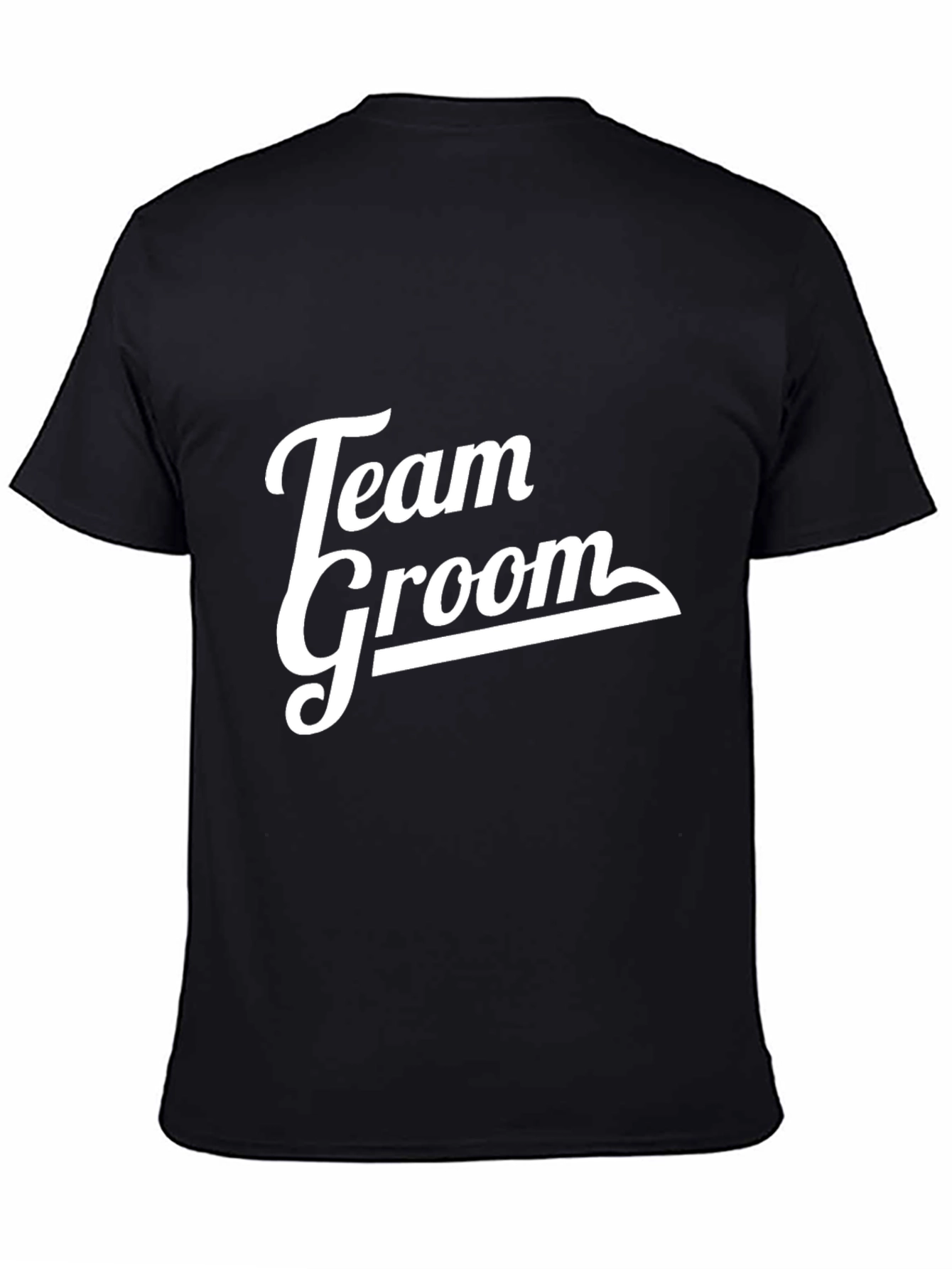 Team Groom Crew T-Shirt Black
