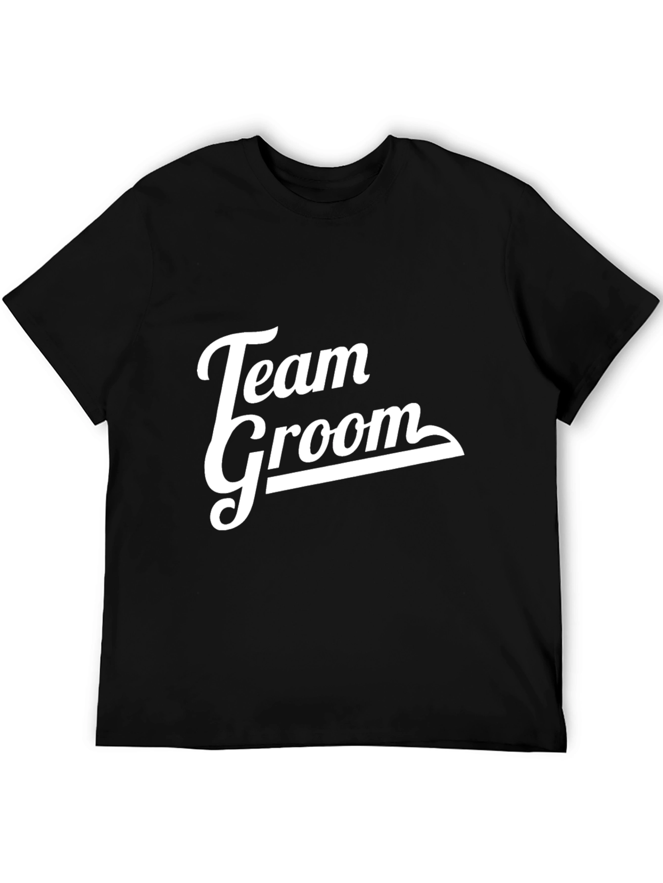 Team Groom Crew T-Shirt Black