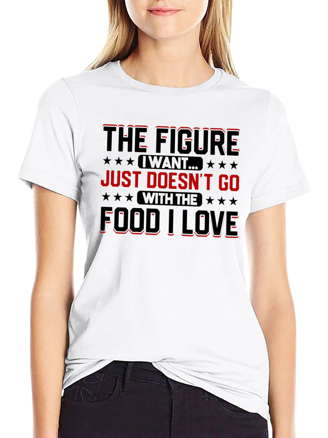 Funny Food Lover T-Shirt: The Figure I Want