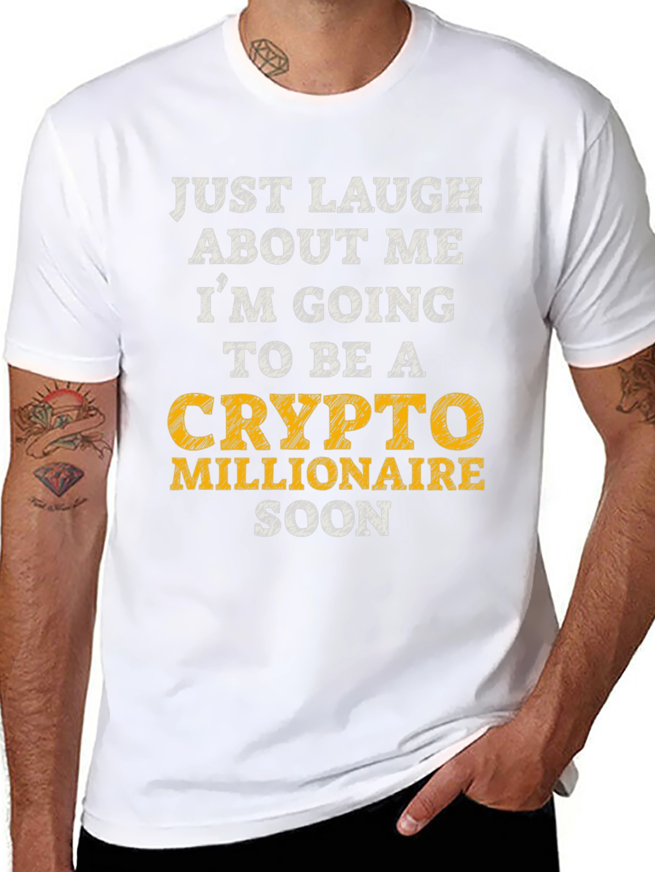 Crypto Millionaire Soon Graphic T-Shirt