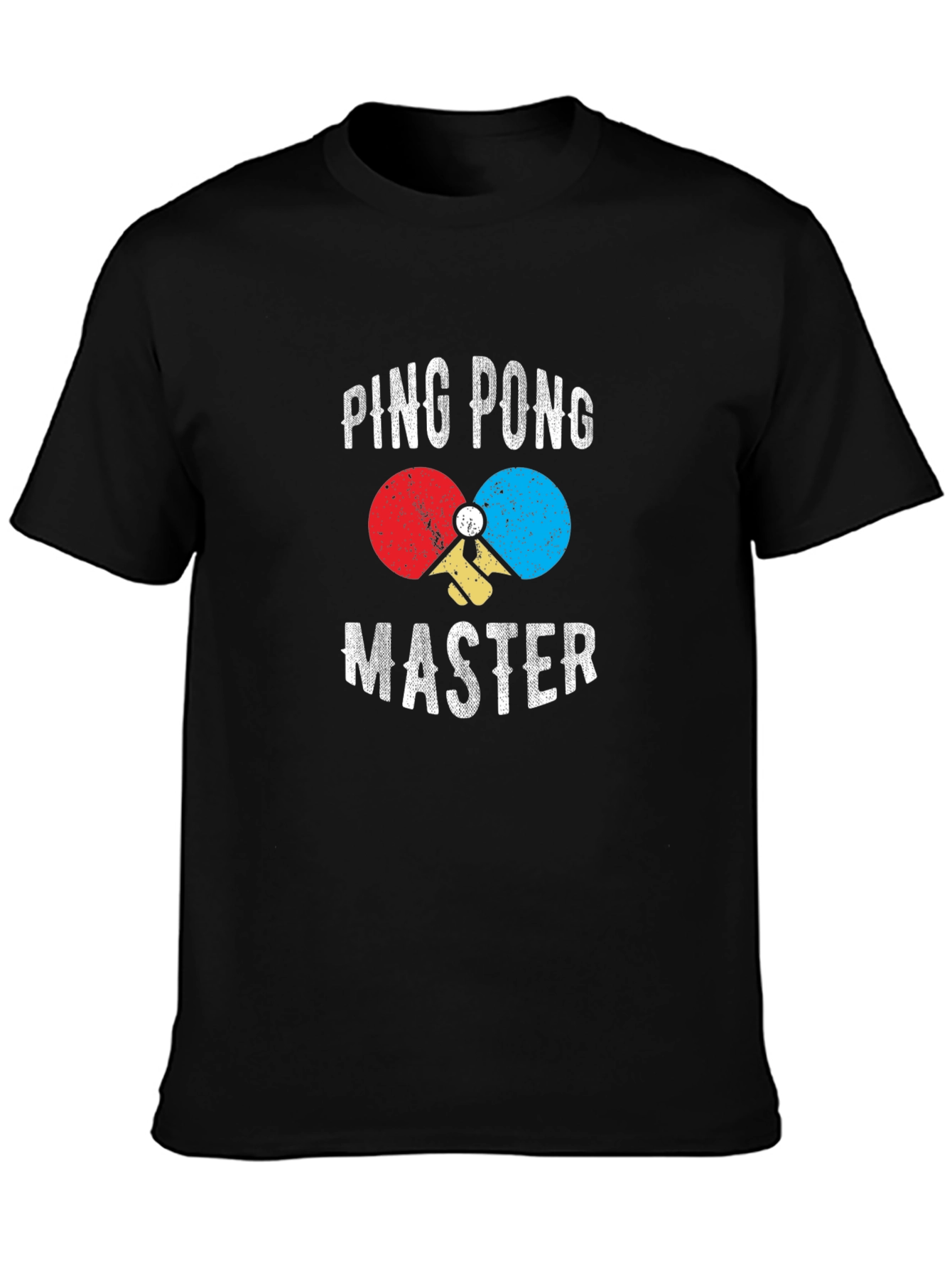 Ping Pong Master Graphic Tee - Black
