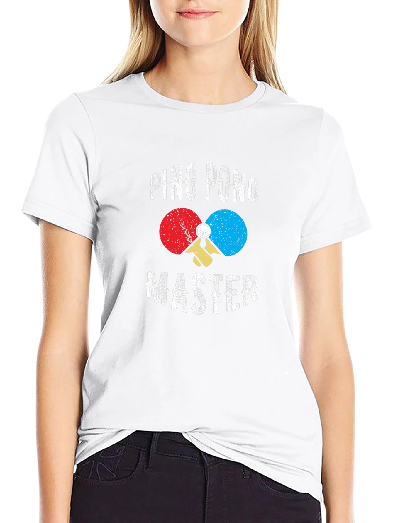 Ping Pong Master Graphic Tee - Black