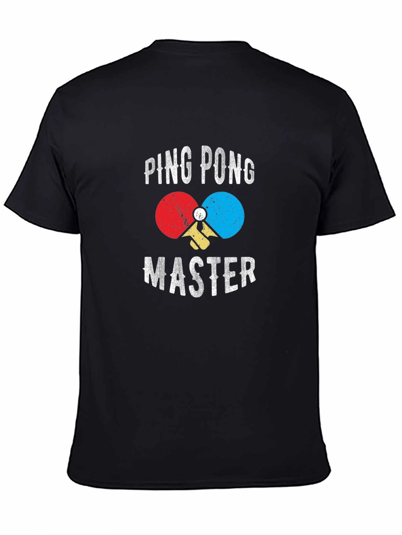 Ping Pong Master Graphic Tee - Black
