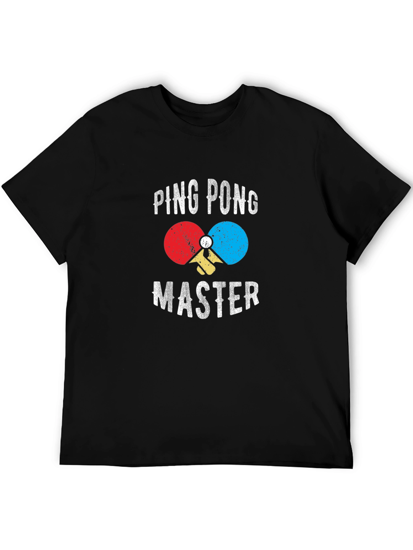 Ping Pong Master Graphic Tee - Black