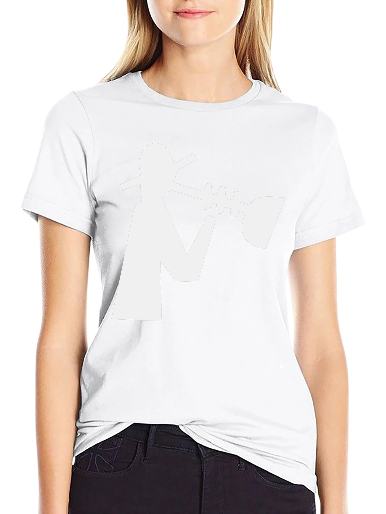 Cool Jazz Player Graphic Tee - Black