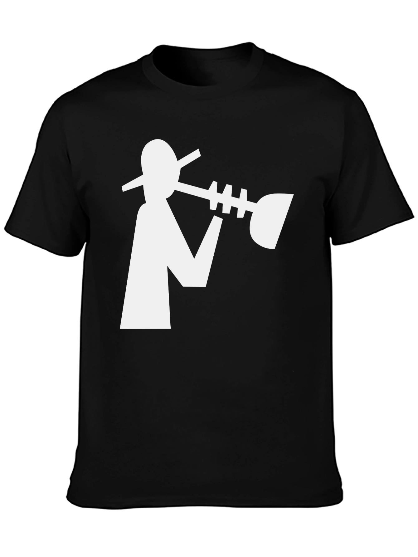 Cool Jazz Player Graphic Tee - Black