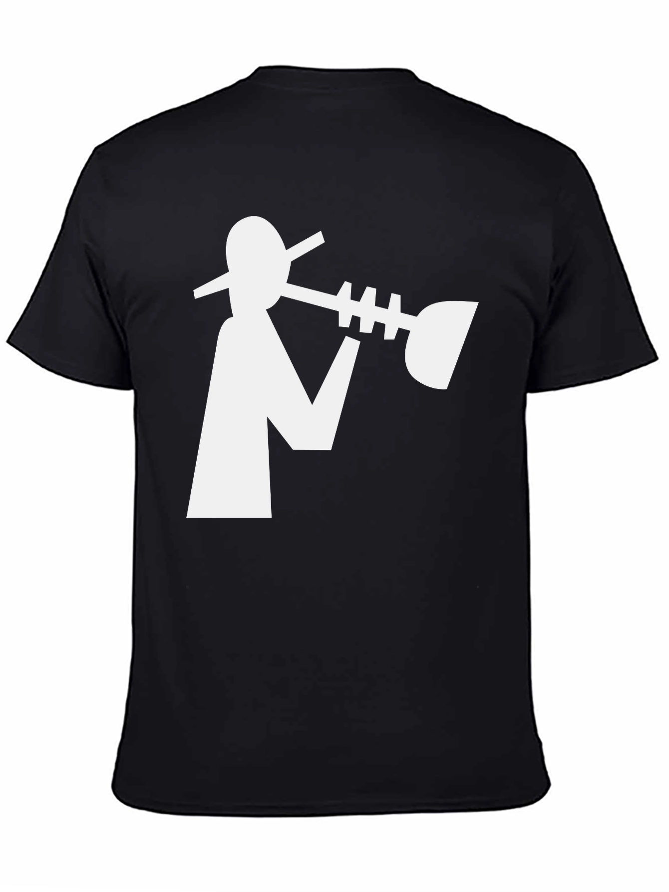 Cool Jazz Player Graphic Tee - Black