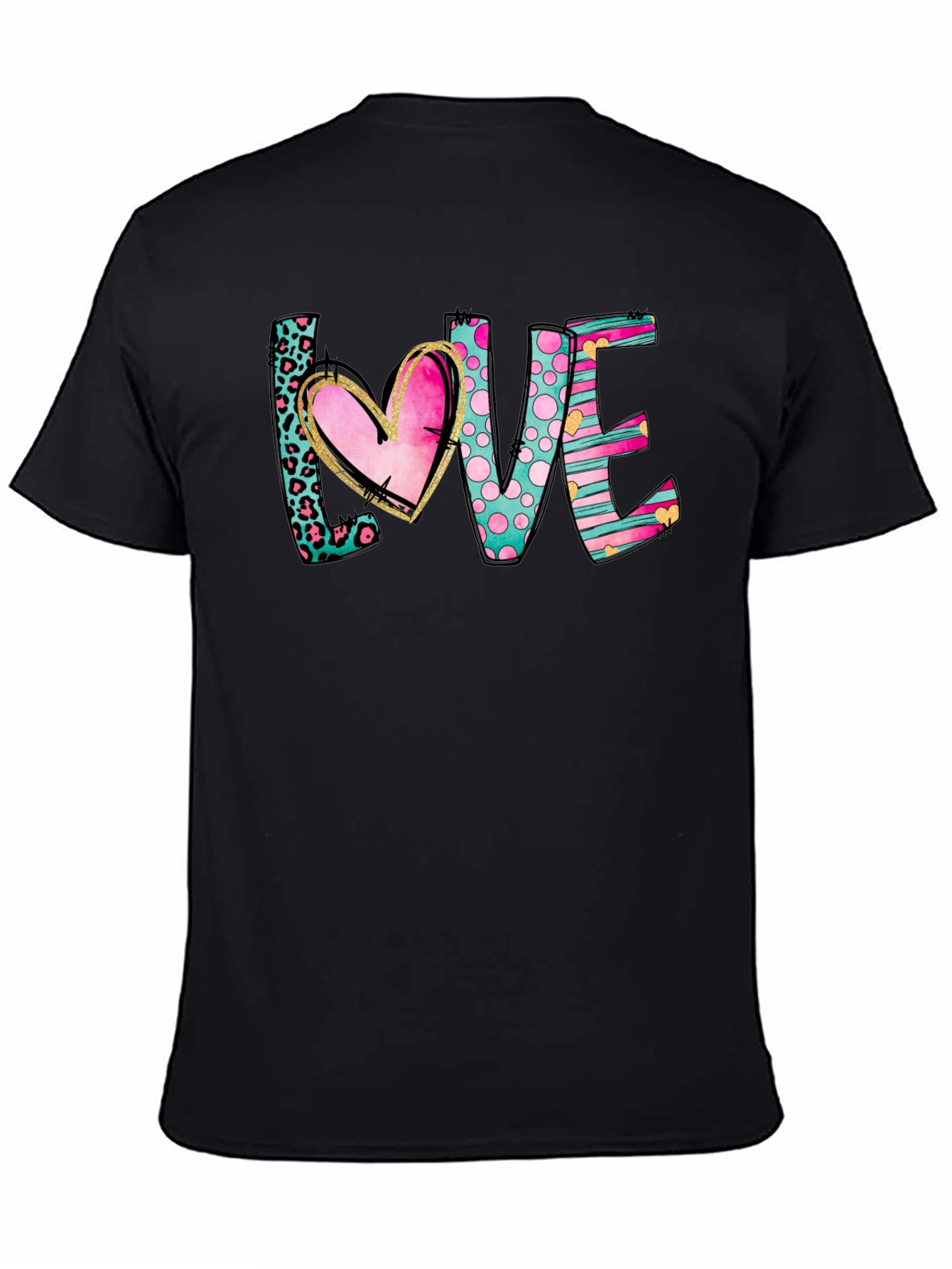 Love Heart Graphic Tee - Stylish Casual Top