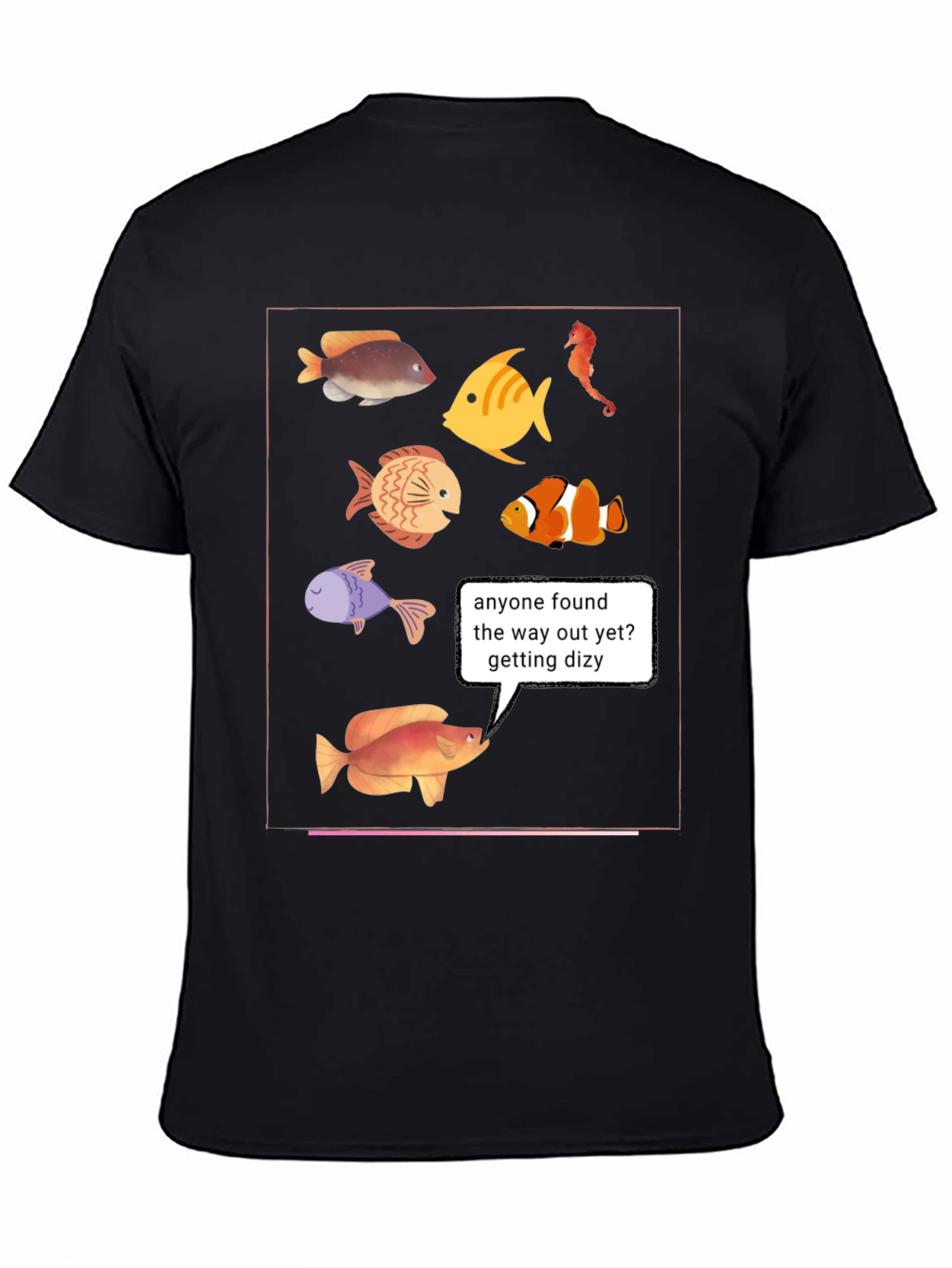 Funny Fish T-Shirt - Lost in the Aquarium