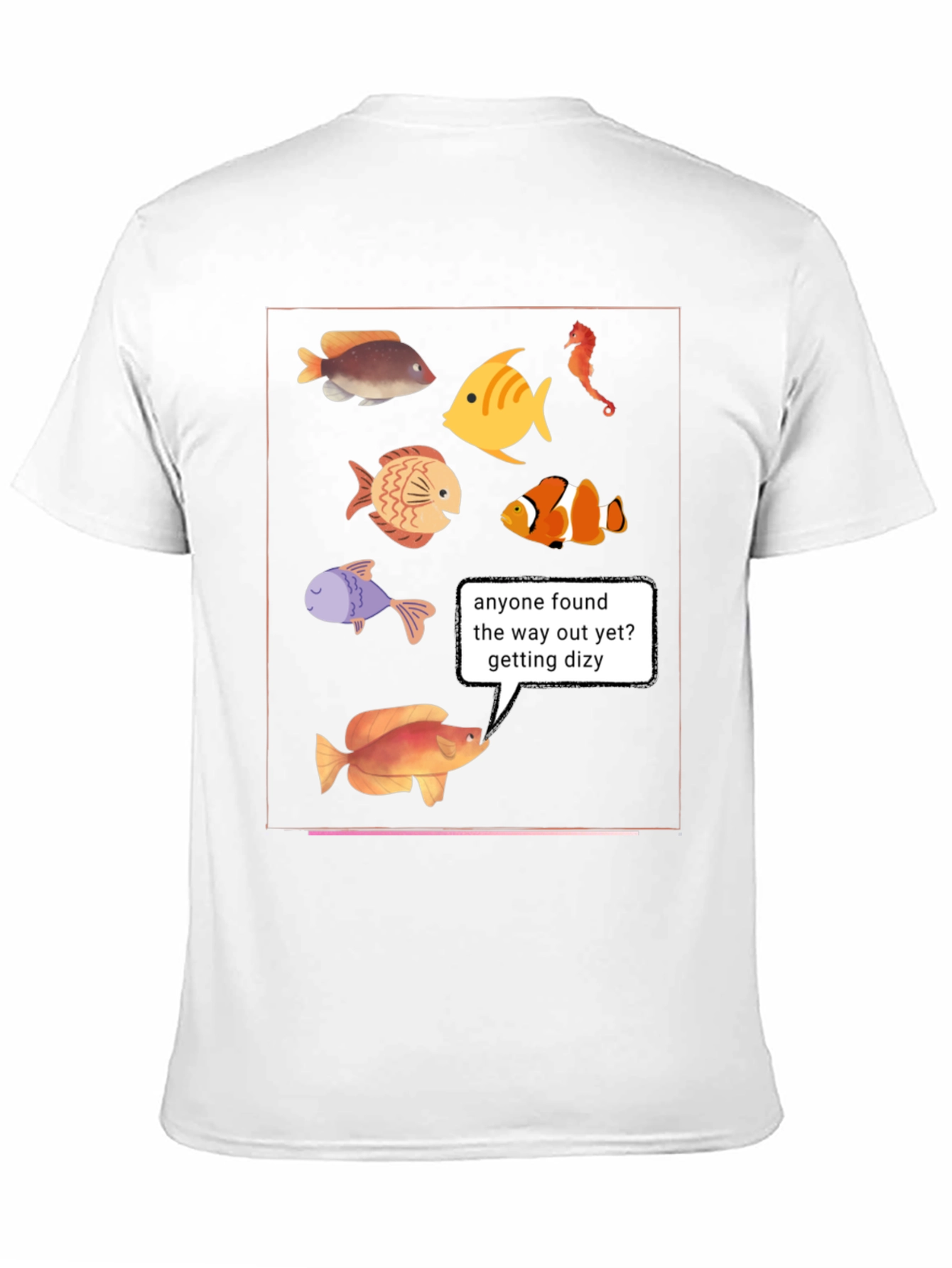 Funny Fish T-Shirt - Lost in the Aquarium