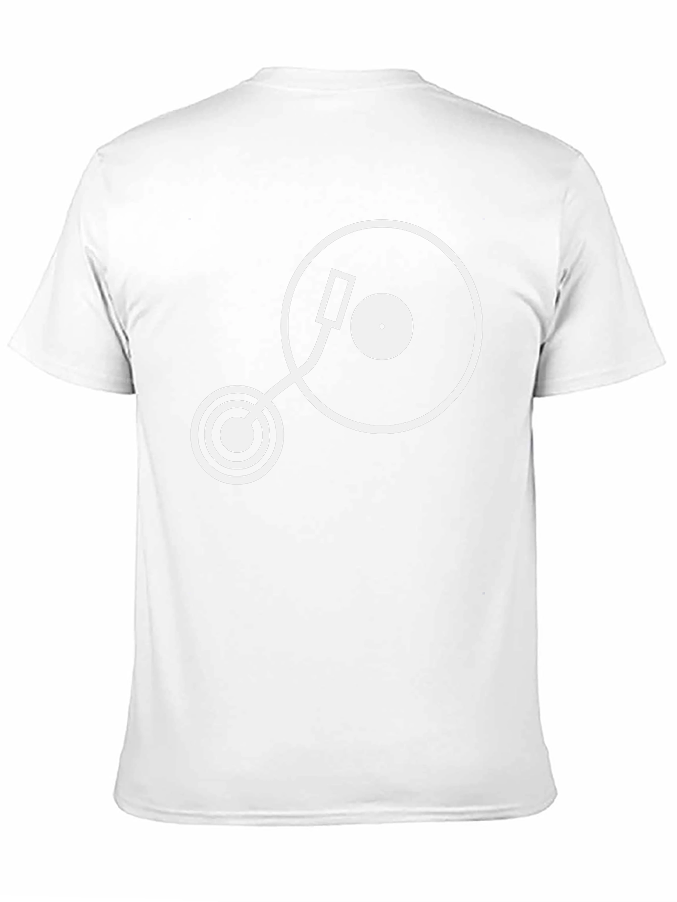 DJ Turntable Graphic Tee - Cool Black T-Shirt