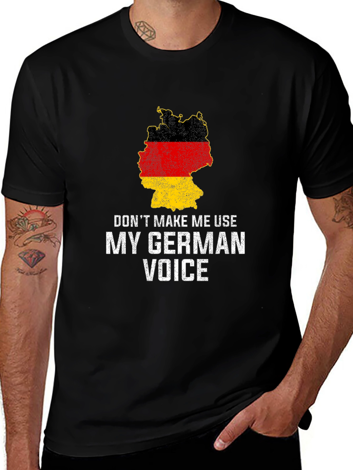 Funny German Voice T-Shirt German Pride Tee