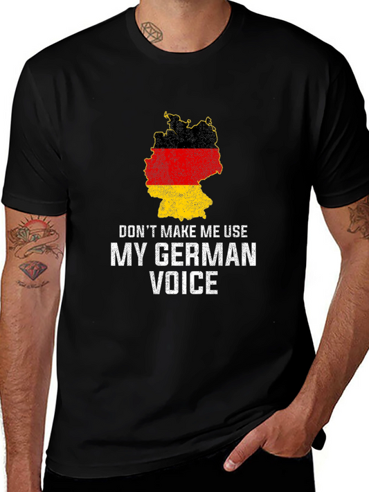 Funny German Voice T-Shirt German Pride Tee