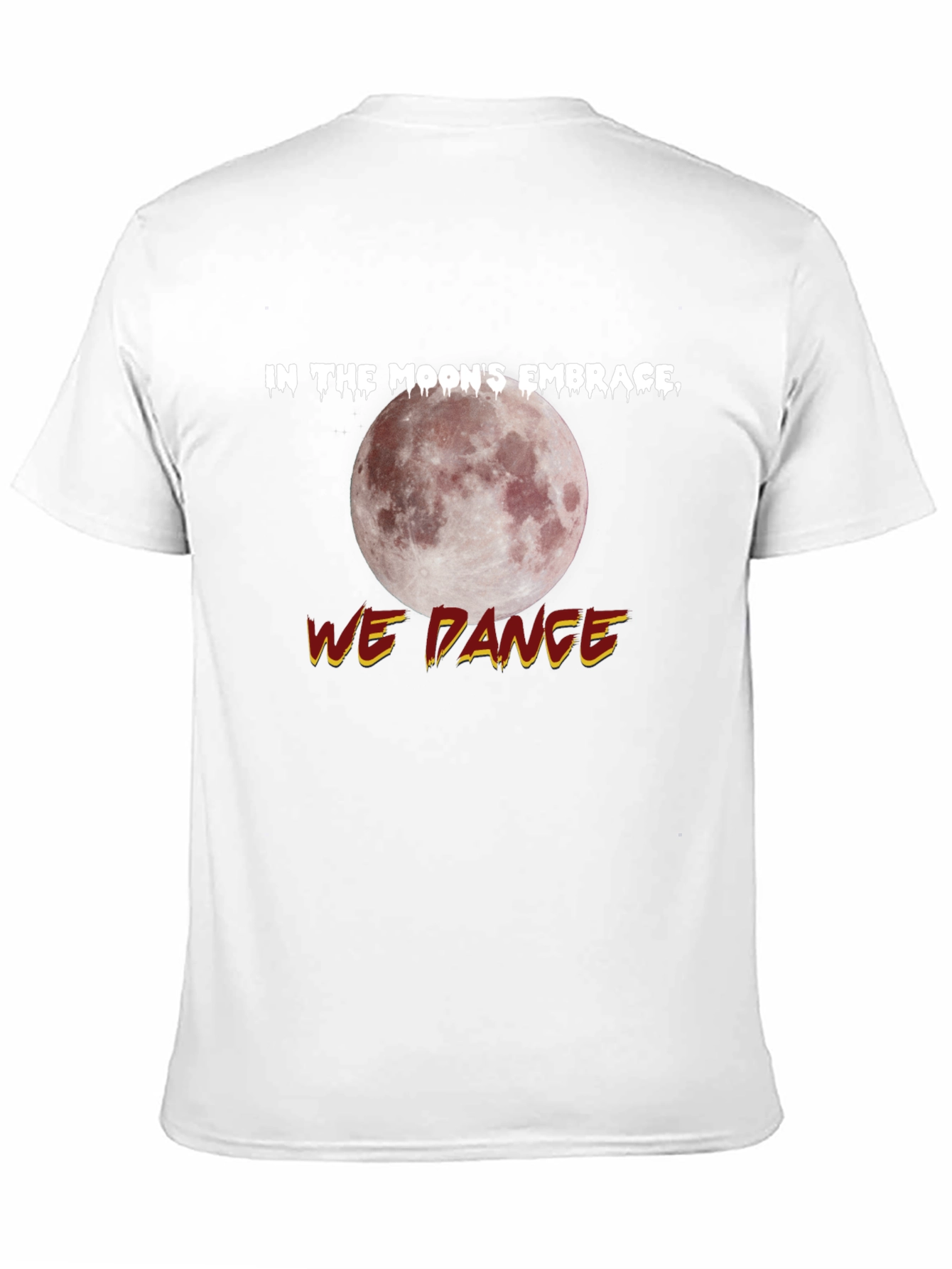 Moons Embrace Dance Graphic Tee - Black Cotton