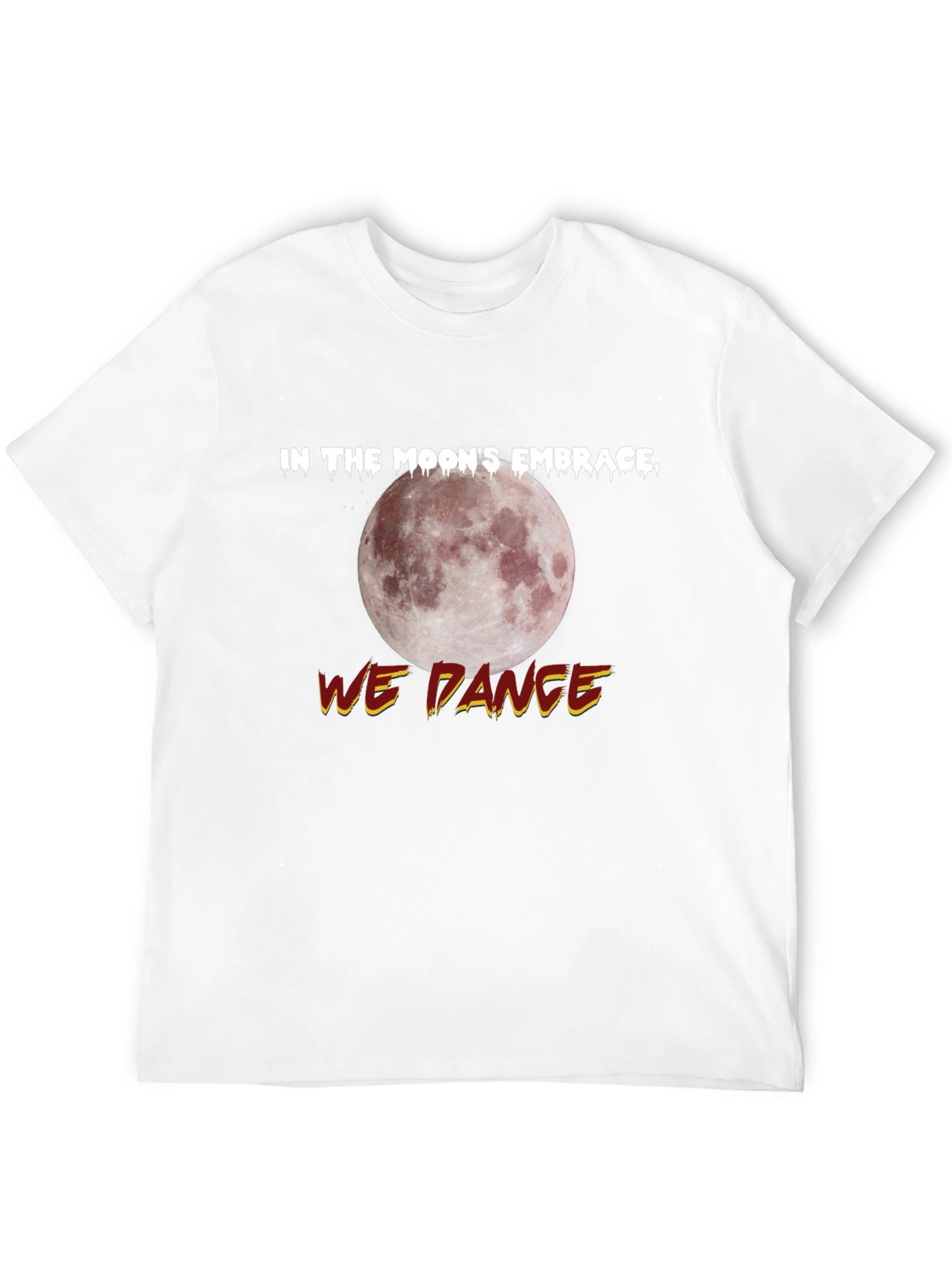 Moons Embrace Dance Graphic Tee - Black Cotton