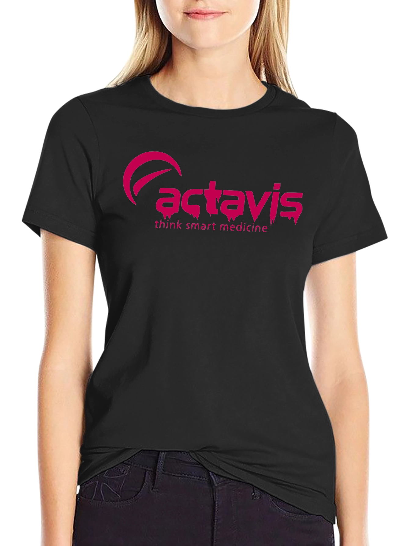 Actavis Black Graphic T-Shirt - Think Smart Medicine