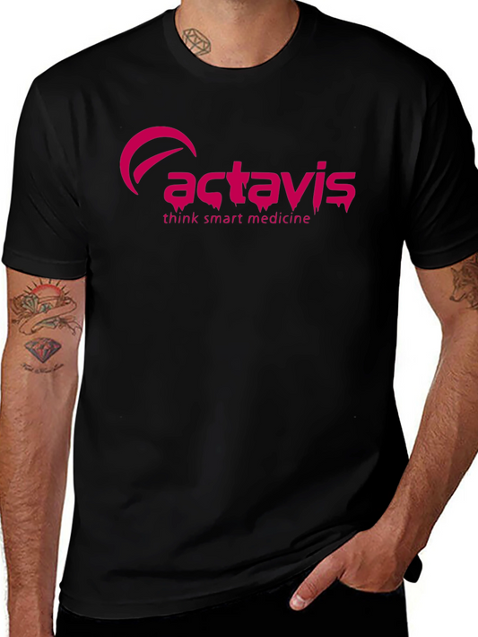 Actavis Black Graphic T-Shirt - Think Smart Medicine