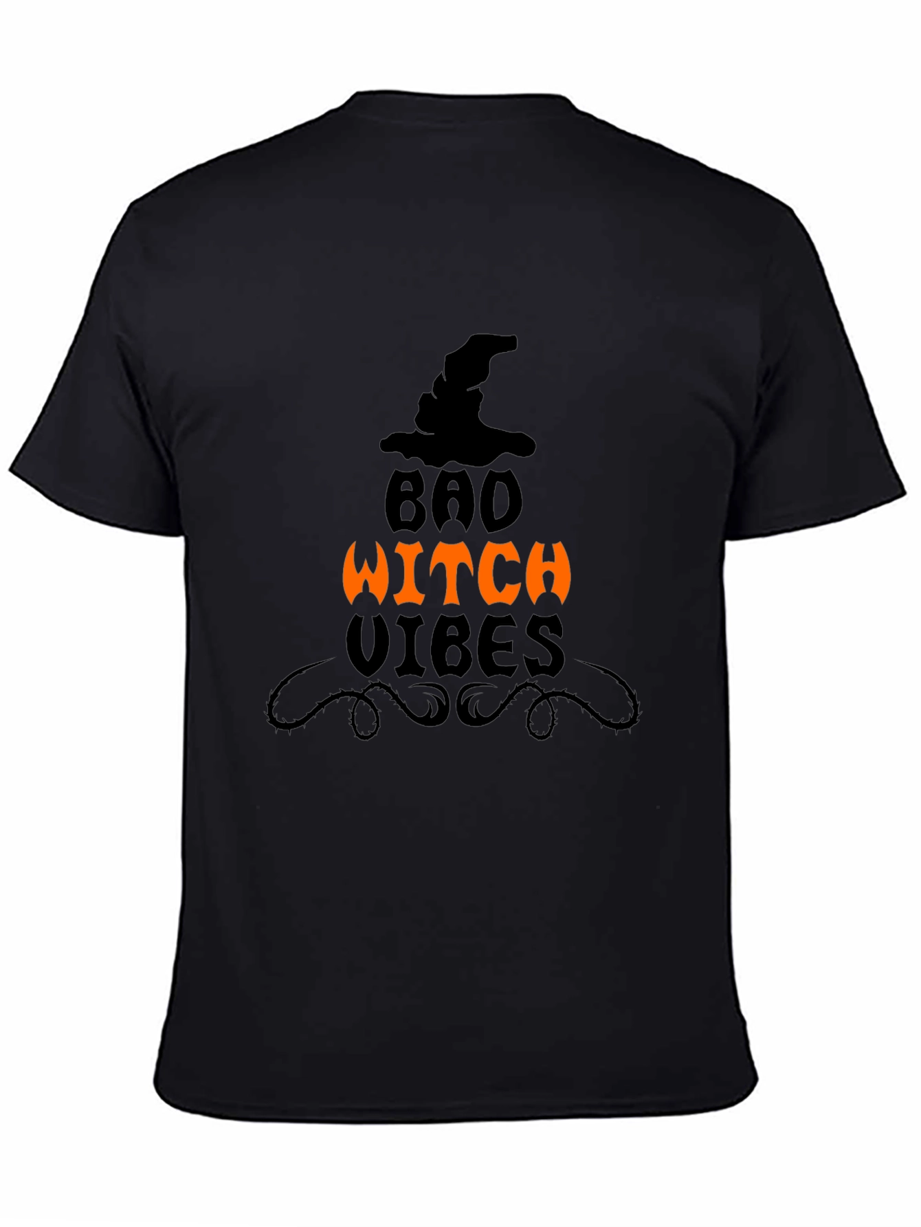 Bad Witch Vibes Graphic Tee - Halloween Apparel