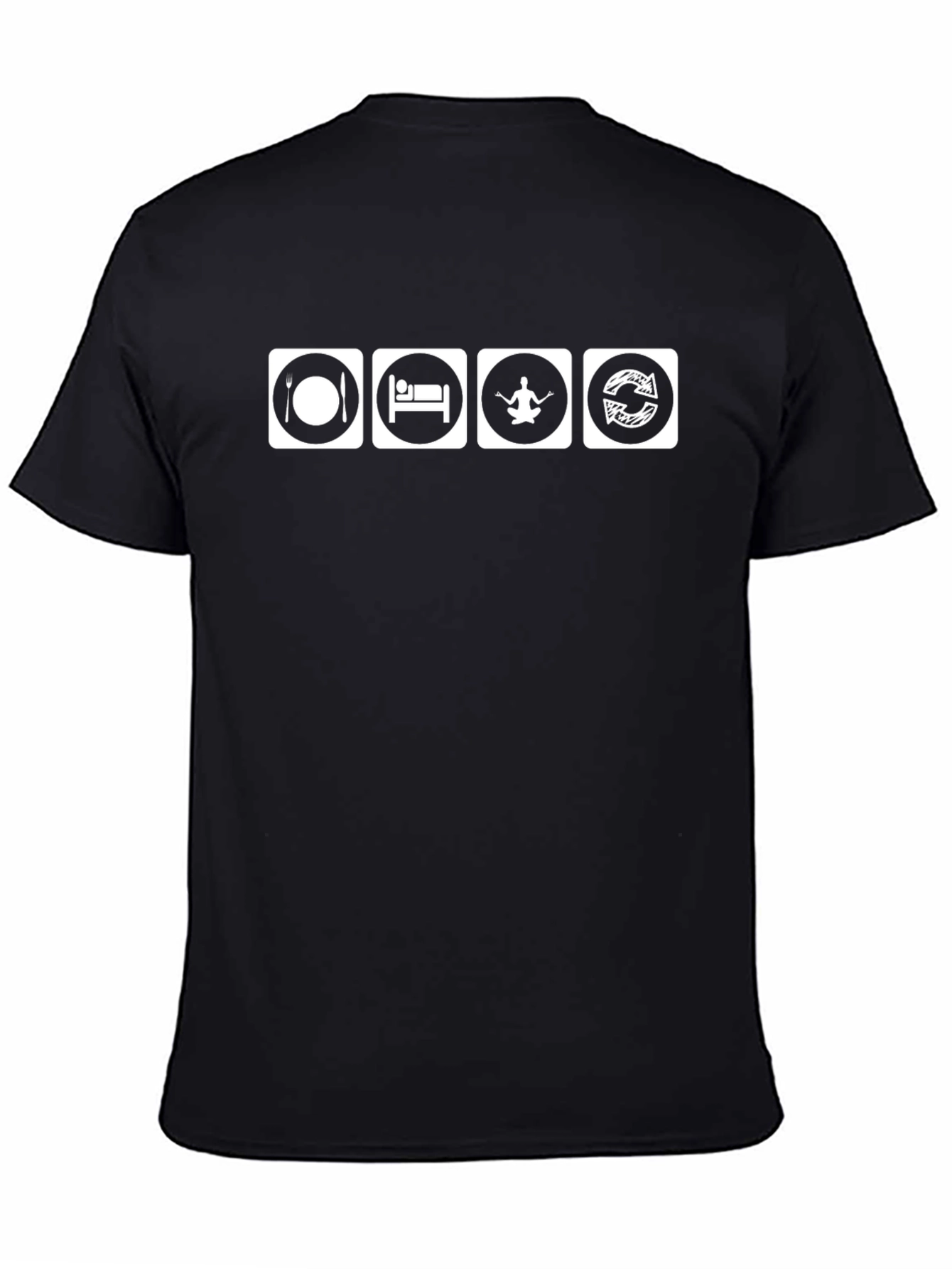 Eat Sleep Meditate Repeat T-Shirt