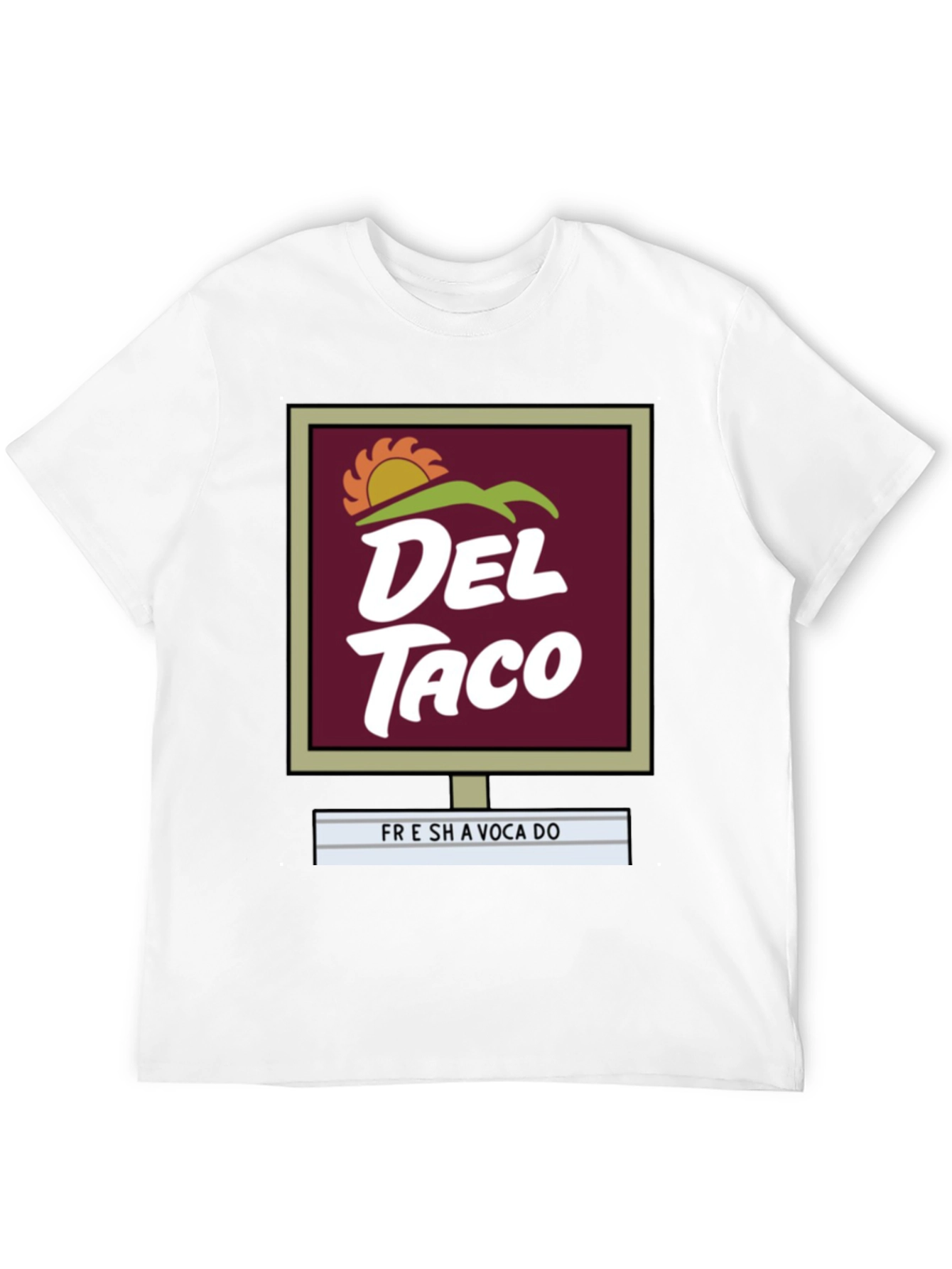 Del Taco Graphic T-Shirt - Fresh Avocado Design