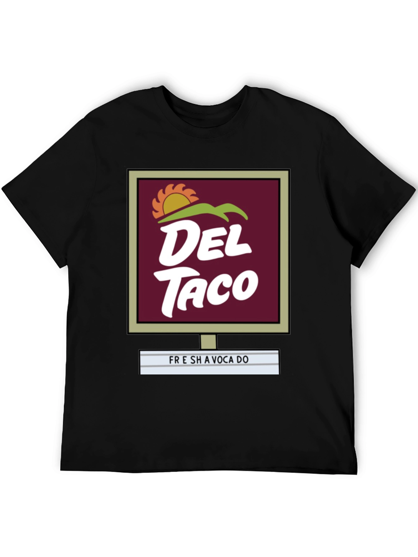 Del Taco Graphic T-Shirt - Fresh Avocado Design