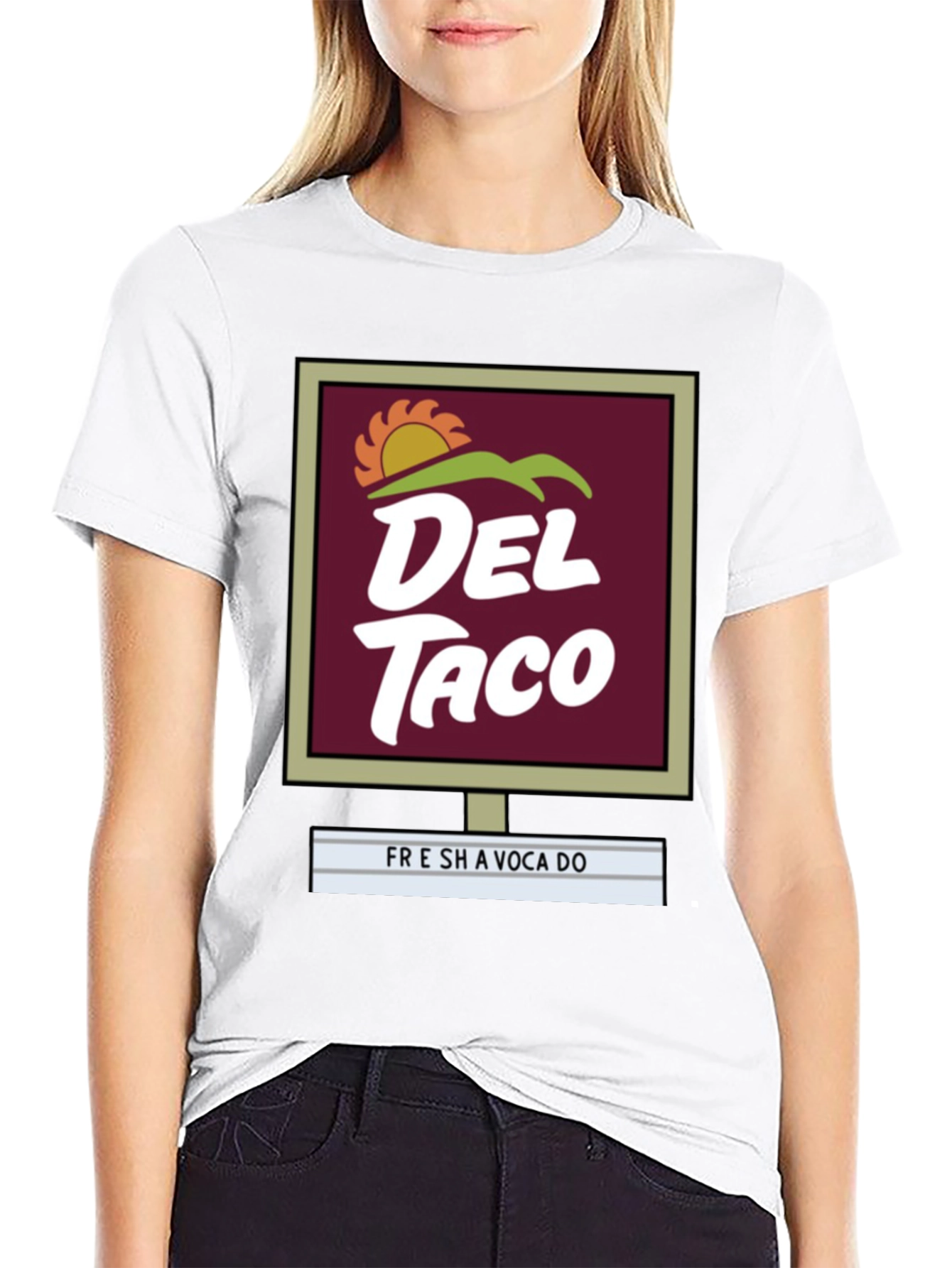 Del Taco Graphic T-Shirt - Fresh Avocado Design
